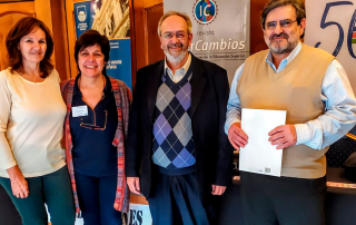 Susana Kanovich, Mercedes Collazo, Álvaro Maglia y Gabriel Errandonea